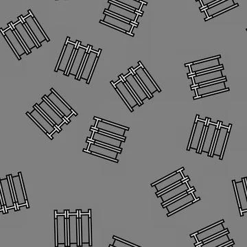 Section steel production vector seamless pattern Stock Illustration