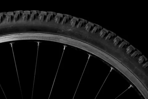 Sector of a bicycle wheel Foto stock