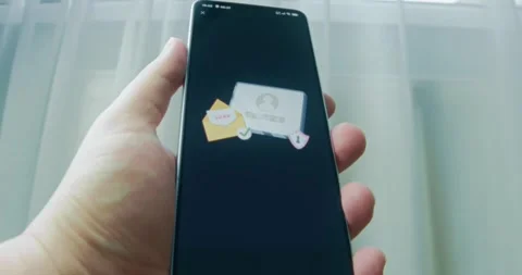 Secure access, Account verification with code sent via message, presentation Stock Footage 313446210