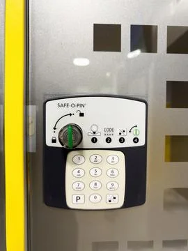 Secure Access Keypad Close-Up Stock Photos