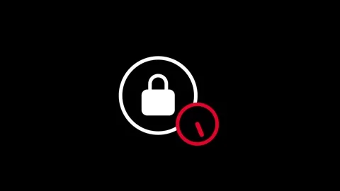 Secure Account Access Shield Stock Footage 334366966