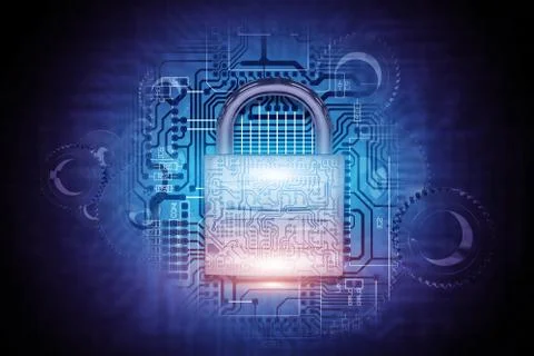 Secure Advanced System Stock-Illustration