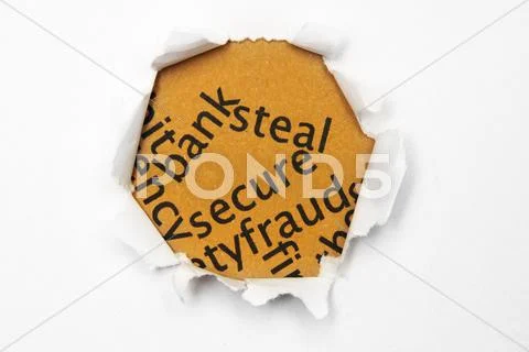 Secure and fraud concept Stock Photos