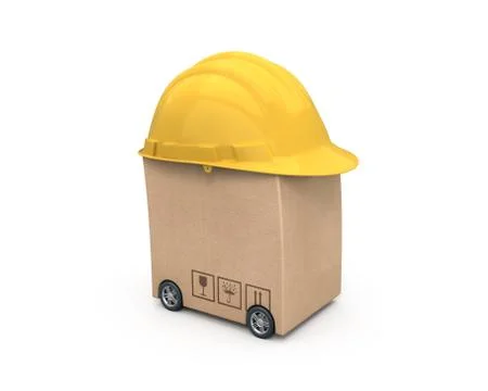 Secure Cargo Service Stock Illustration