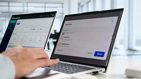 Secure Cloud Computing: Uploading Data Stock Footage 326072829