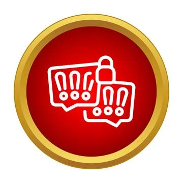 Secure communication message speech bubbles with padlock icon 스톡 일러스트