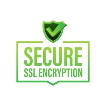 Secure connection icon vector illustration isolated on white background, flat Stock Illustration