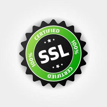 Secure connection icon vector illustration isolated on white background, flat Ilustración de archivo