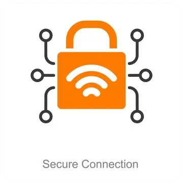 Secure Connection Stock Illustration