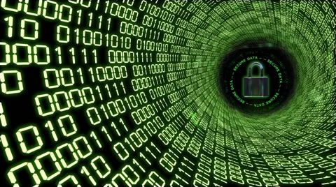 Secure Connection Tunnel Stock Footage 57923873