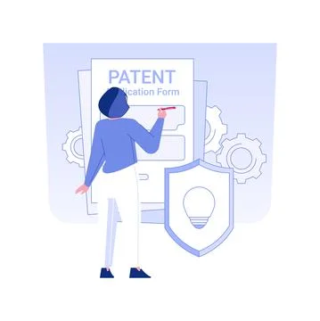 Secure copyright isolated concept vector illustration. Stock Illustration