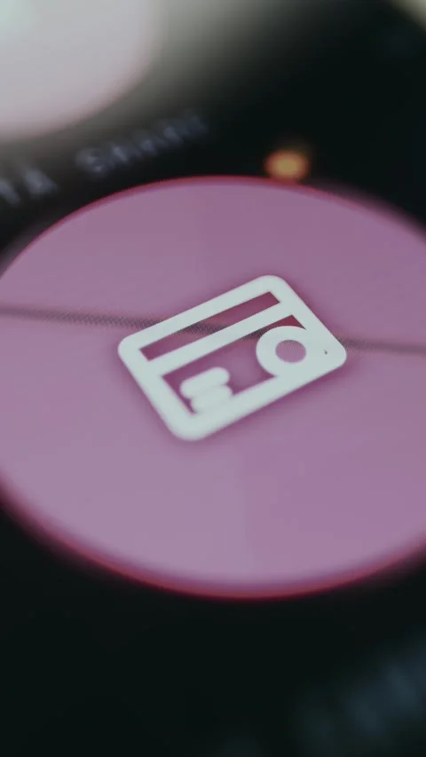 Secure credit card icon representing payment protection Stock Footage 334928227