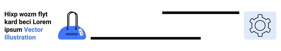 Secure Data and User Preferences with Lock and Gear Icon Privacy and Settings Stock Illustration