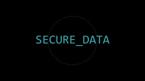 Secure Data Digital Animation for Cybersecurity, Network Protection, Inform.. Vídeo Stock 330280410