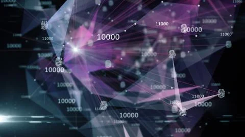 Secure data encrypted network protocols for wireless connected devices Stock Illustration