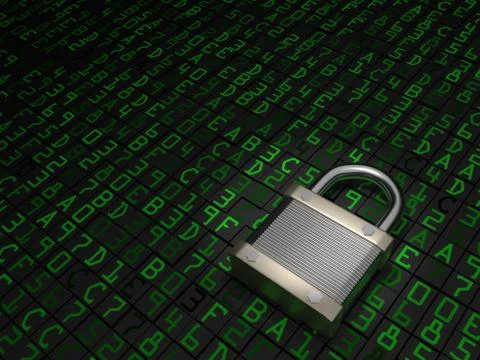 Secure Data Illustrazione stock