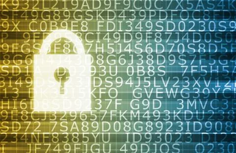 Secure Data Stock Illustration