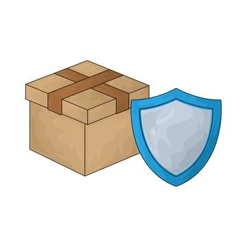 Secure Delivery illustration Stock Illustration