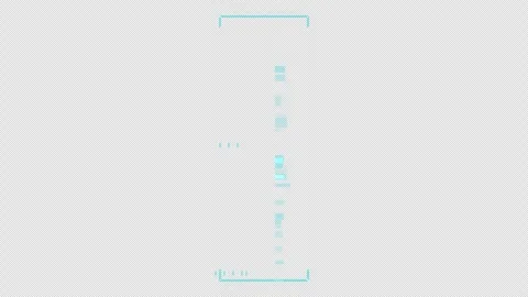 Secure Dynamic HUD Cascading Memory Dump: Console : 4K Alpha Stock-Footage 332942319