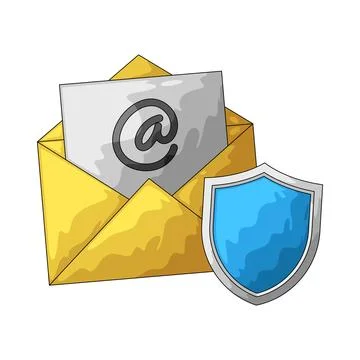Secure Email illustration イラスト素材