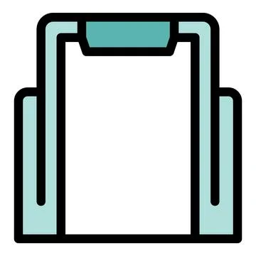 Secure entry point, metal detector gate ensuring safety and security Ilustración de archivo