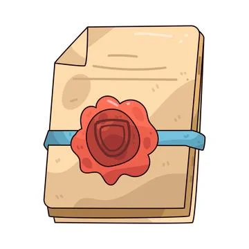 Secure File illustration Stock Illustration