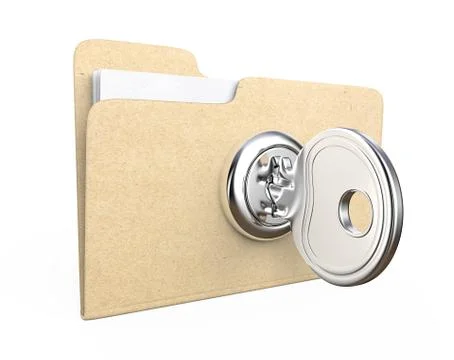 Secure files. Stock Illustration