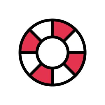 Secure flat color icon イラスト素材