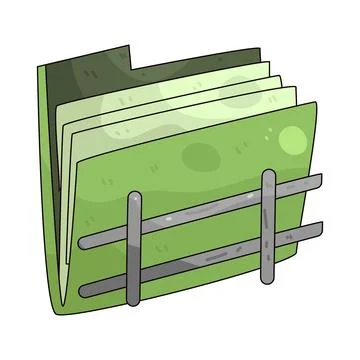Secure folder illustration 库存插图