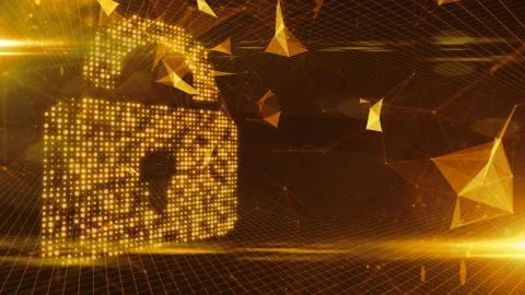 Secure global financial network blockchain crypto currencies bitcoin ethereum  Illustrazione stock