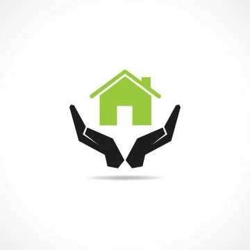 Secure home concept stock vector Stock Illustration