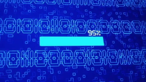 Secure Information Of Database Cracking With Message "You Have Been Hacked" Stock Footage 139274043