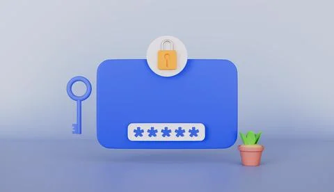 Secure information transfer, Personal data security concept 스톡 일러스트