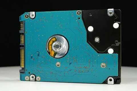 Secure internal laptop HDD designed to store sensitive digital data and cri.. Foto stock