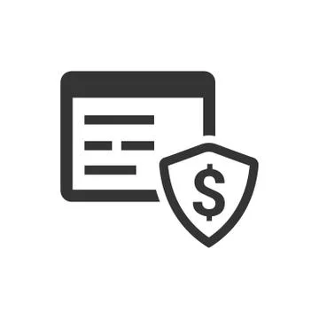 Secure Internet Banking Icon Stock Illustration