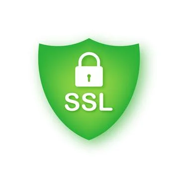 Secure internet connection SSL icon. SSL safe guard. Vector stock illustration. Stock-Illustration