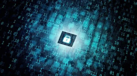  Secure internet data processing concept Secure data processing concept wi... Stock Photos