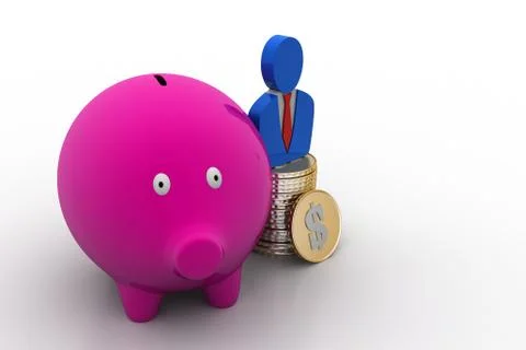 Secure investment concept Free Stock Illustration