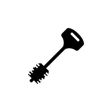 Secure Key Silhouette, Lock or Unlock Device Solid Flat Vector Icon Isolated  Stock Illustration