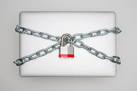 Secure Laptop Stock Photos