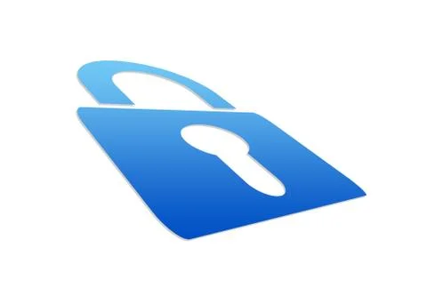 Secure lock Illustrazione stock