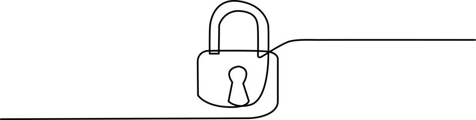 Secure lock symbol Vector 스톡 일러스트