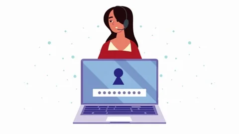 Secure Login Access, Typing Password and Authentication. Digital Privacy Stock Footage 254417458