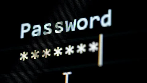 Secure Login Access, Typing Password and Authentication. Digital Privacy Stock Footage 254417519