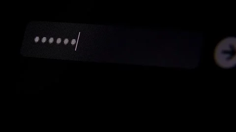 Secure Login Access, Typing Password and Authentication. Digital Privacy Stock Footage 254417650