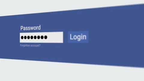 Secure Login Access, Typing Password and Authentication. Digital Privacy Stock Footage 254417688