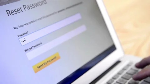 Secure Login Access, Typing Password and Authentication. Digital Privacy Stock Footage 254417705