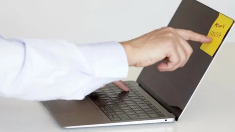 Secure Login Access, Typing Password and Authentication. Digital Privacy Stock Footage 254417764