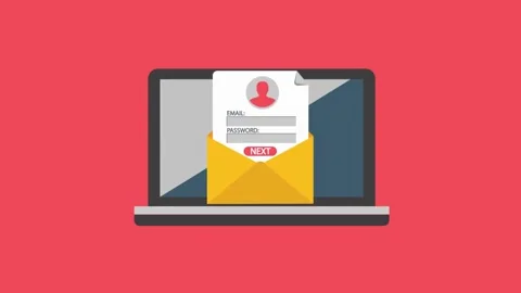 Secure Login Access, Typing Password and Authentication. Digital Privacy Stock Footage 254417775