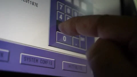 Secure Login Access, Typing Password and Authentication. Digital Privacy Stock Footage 254417831